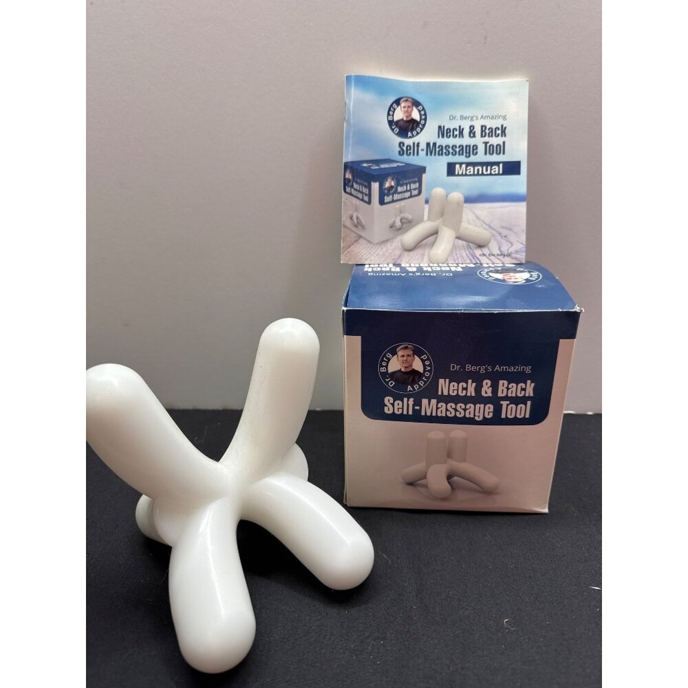 Dr. Bergs Neck & Back Self-Massage Tool For Muscle Relaxation & Pain Relief